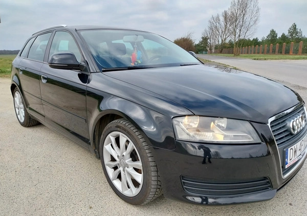 Audi A3 cena 24000 przebieg: 316829, rok produkcji 2009 z Wrocław małe 106